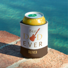 Porta-lata Dia de os pais De Violão Do Melhor Pai Do Mundo De