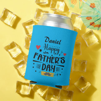 Porta-lata Dia de os pais Feliz Pulando Sapos Corações Dor de