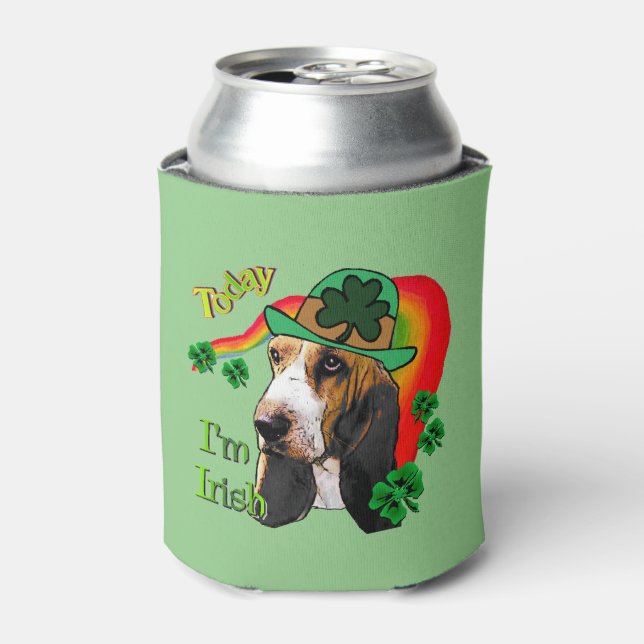Porta-lata Dia de Santa Patrícia da Caça-Basset (Can Front)