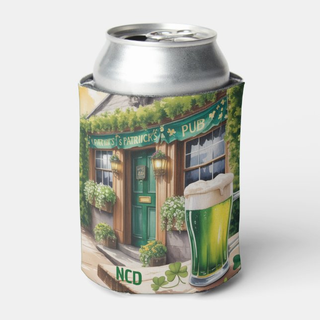 Porta-lata Dia de São Patrício Bar Pub Festa Personalizada (Can Front)