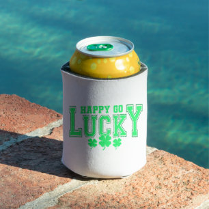 Porta-lata Dia de São Patrício Cerveja verde sortuda elegante