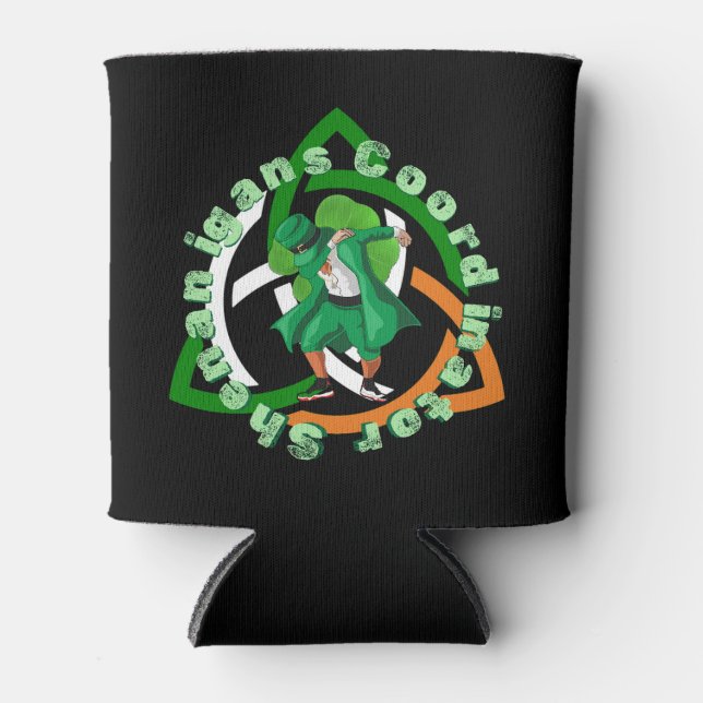 Porta-lata Dia de São Patrício do Coordenador Shenanigans (Frente)