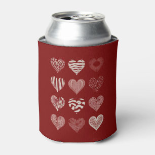 Porta-lata Dia dos Namorados Corações Nove Corações Amor de N