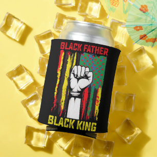 Porta-lata Dia dos Pais Negros Juneteenth Pai Rei Celebrando