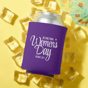 Porta-lata Dia Internacional da Mulher, 8 de março