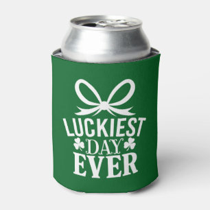 Porta-lata Dia Mais Sortudo de Sempre St Patricks Day Irlandê
