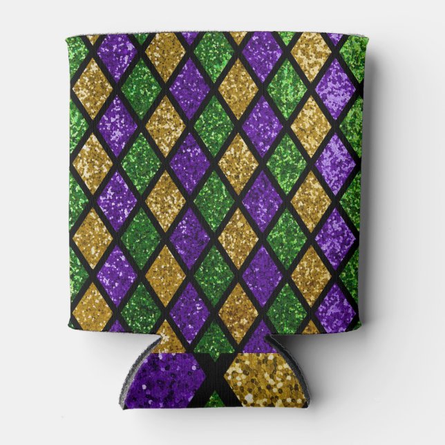 Porta-lata Diamantes de penetra, diamantes festivos (Frente)