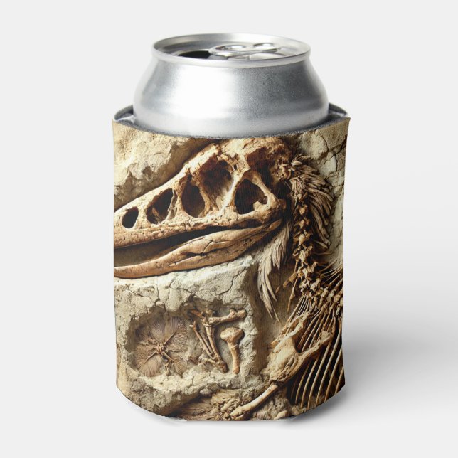 Porta-lata Dinossauro Fóssil (Can Front)