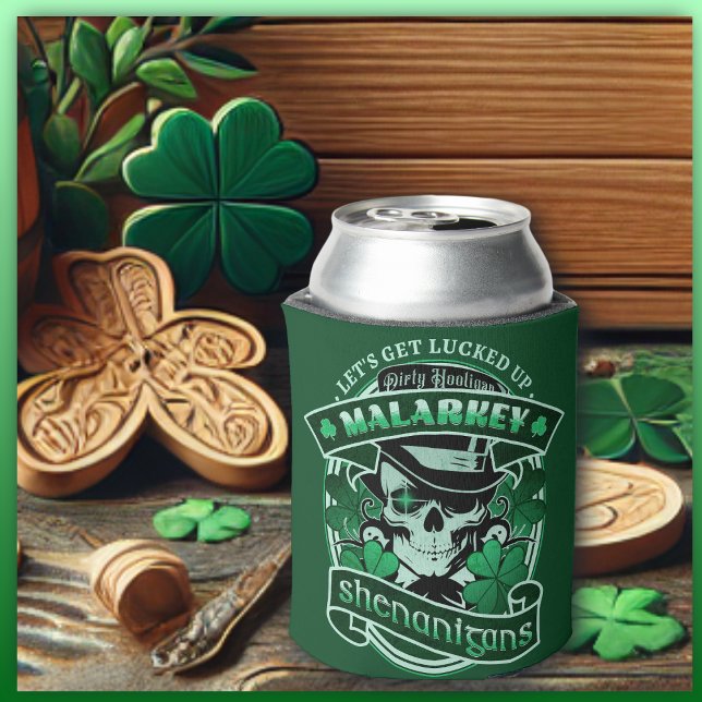 Porta-lata Dirty Hooligan - Malarkey e Shenanigans (Criador carregado)