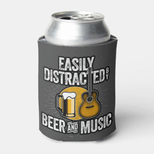 Porta-lata Distração fácil de cerveja e música