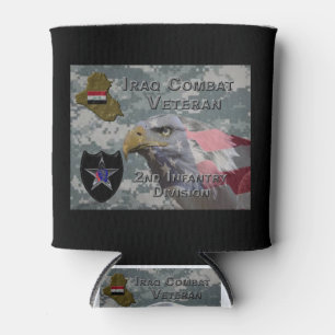 Porta-lata Div segundo Iraque Combate Veterano
