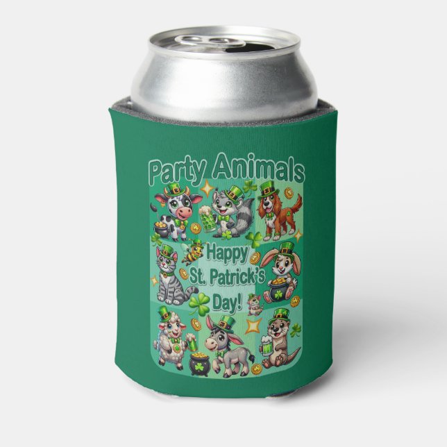 Porta-lata Diversão de Patrick e "Animais de Festa" Adoráveis (Can Back)