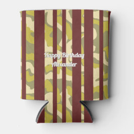 Porta-lata Diversão Padrão de Listra de Camuflagem Urbana de 