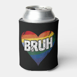 Porta-lata Dizendo engraçado do meme Bruh Cumprimento Bro Gay