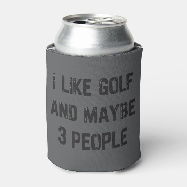 Porta-lata Dizendo Golfe Engraçado Sarcástico Golfe  (Can Front)