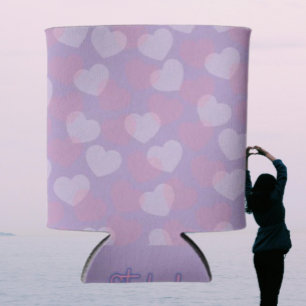 Porta-lata Doce Coração   Padrão de Coração