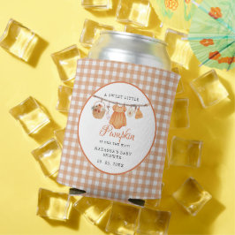 Porta-lata Doce Pequeno chá de fraldas de Abóbora