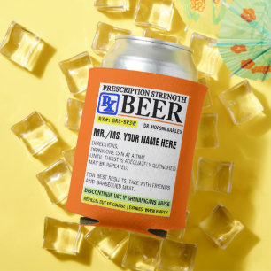 Porta-lata Docente Engraçado Prescrição Beer