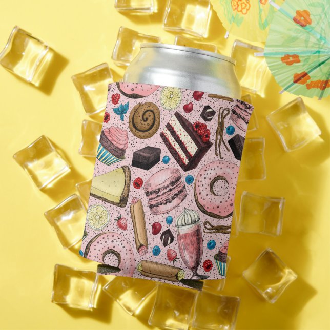 Porta-lata Doces a rosa (Verão in situ)