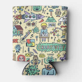 Porta-lata Dodles criativos: conjunto de atividades divertida