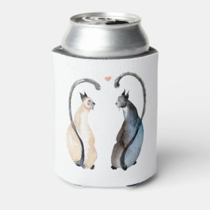 Porta-lata Dois gatos apaixonados