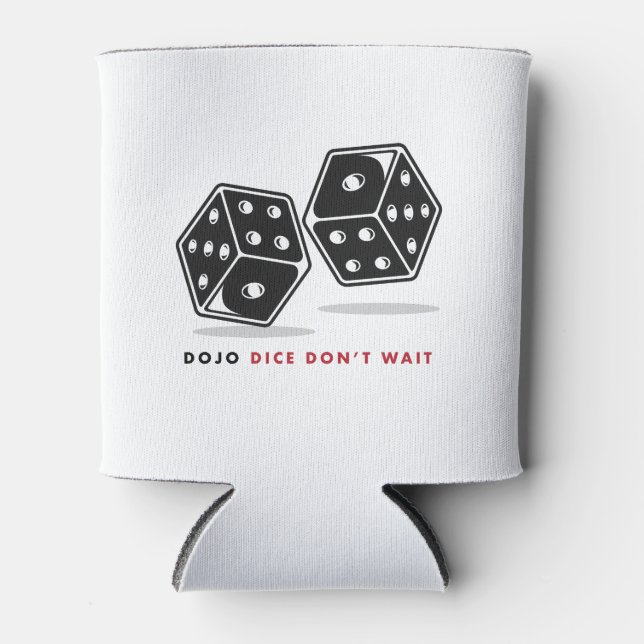 Porta-lata Dojo Dice Don't Wait Cooler (Frente)
