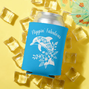 Porta-lata Dolphin Flippin' Fabuloso Blue