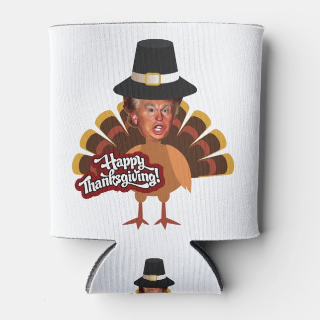 Porta-lata donald trump graças à turquia (Frente)