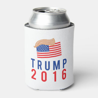 Porta-lata Donald Trump para o Presidente 2016 com Hair