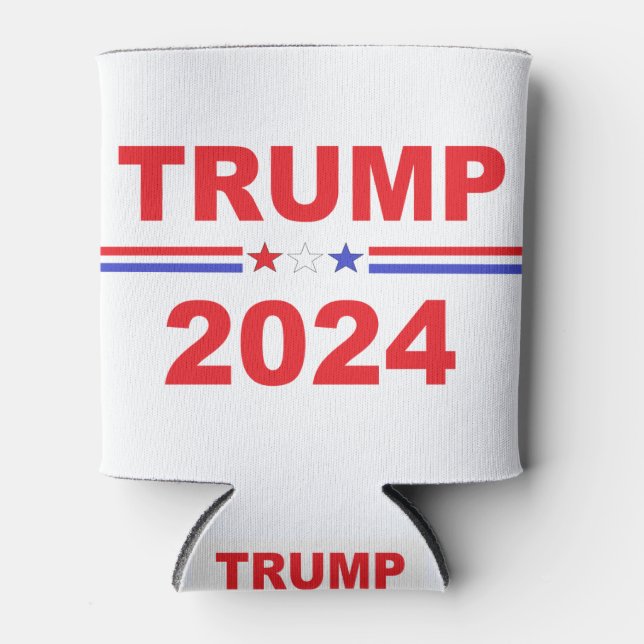 Porta-lata Donald Trump Presidente 2024 (Frente)