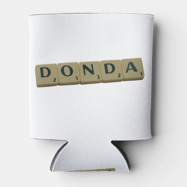 Porta-lata Donda Letras em Peças (Frente)