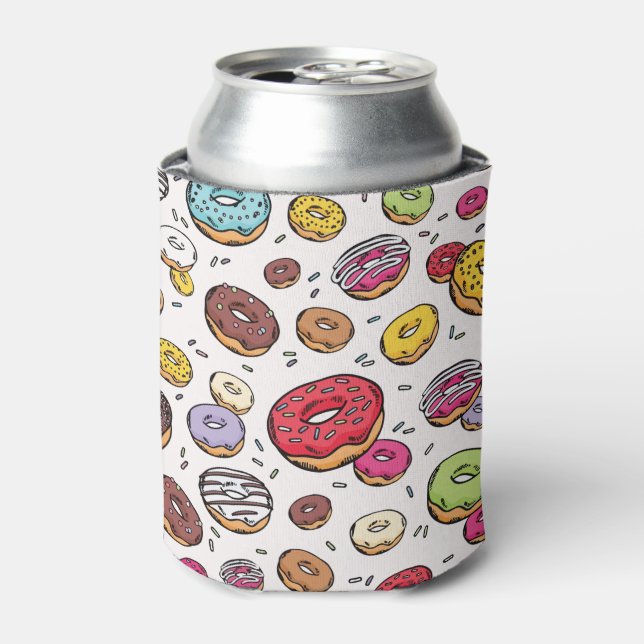 Porta-lata Donuts seamless pattern (Can Front)