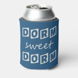Porta-lata "Dorm Sweet Dorm" nome personalizado e cor pode re