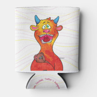 Porta-lata Dot the Monster, w/quote pode resfriar