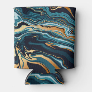 Porta-lata Dourado Emerald Marble - Luxo
