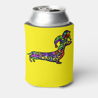 Porta-lata Doxie Mardi Gras