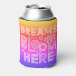 Porta-lata Dreams Bloom Here Cooler