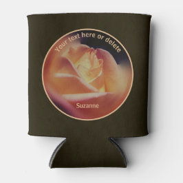 Porta-lata Dreamy Peach Rosa Personalizado