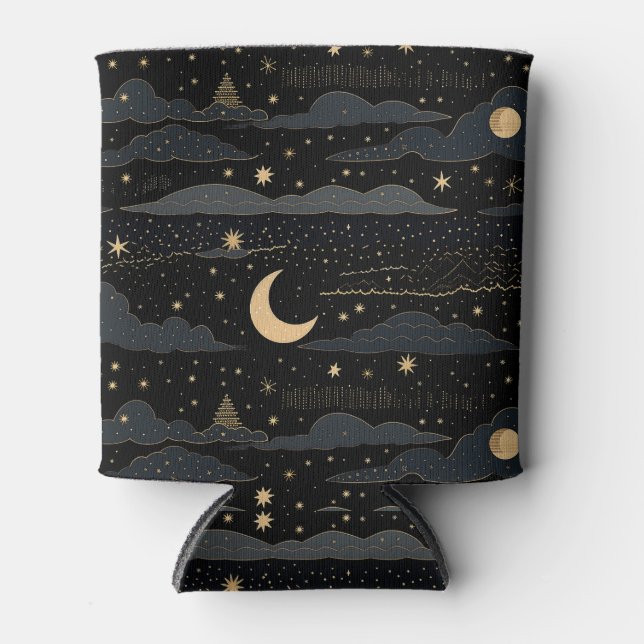 Porta-lata Dreamy Starry Night Sky pode resfriar (Frente)
