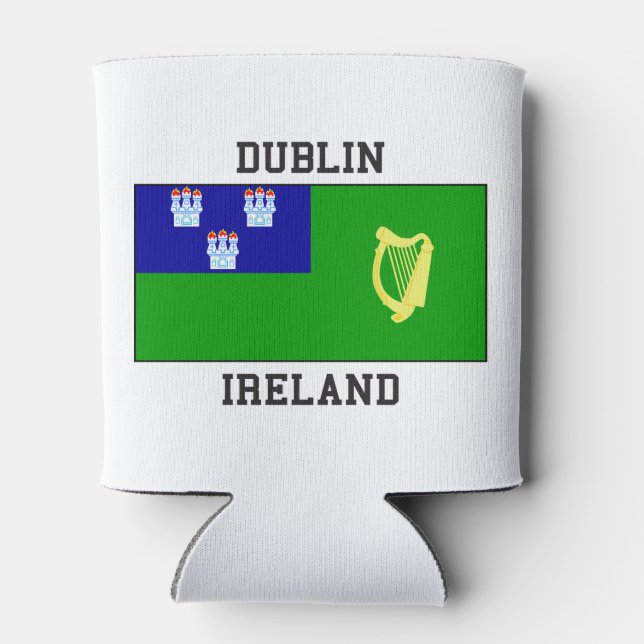 Porta-lata Dublin, Irlanda Flag (Traseira)