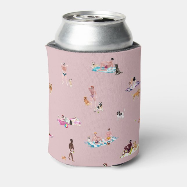 Porta-lata DUDES e CÃES PRAIA Mauve (Can Back)