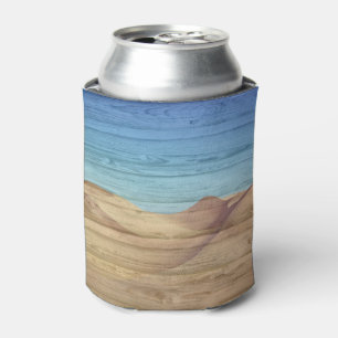 Porta-lata Dunas de Areia do Deserto Belo Céu Azul Sobre Grão