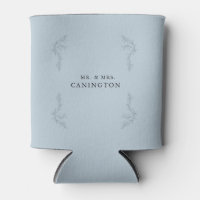 Dusty Blue Elegant Foliage Wedding Sr. & Sra.