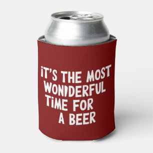 Porta-lata É a época mais maravilhosa para uma cerveja de Nat