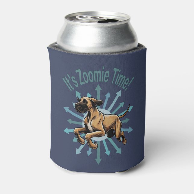 Porta-lata É hora do Zoomie Great Dane (Can Back)