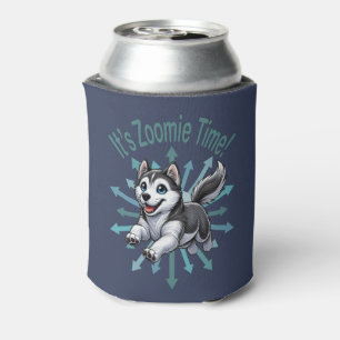 Porta-lata É Hora do Zoomie Husky