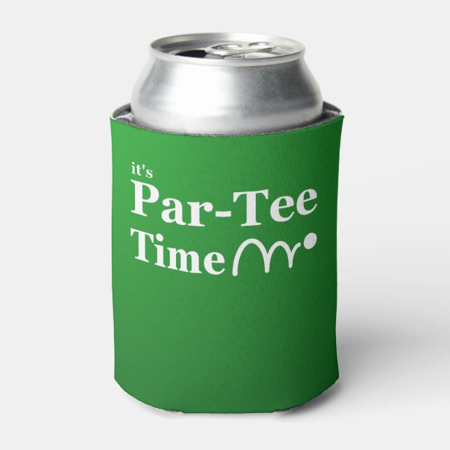 Porta-lata É Par Tee Time Golf Name (Can Front)