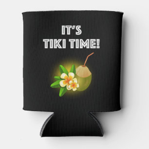 Porta-lata É tempo de Tiki! Bar tropical de Tiki da ilha