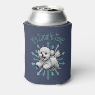 Porta-lata É Zoomie Time Bichon Frise