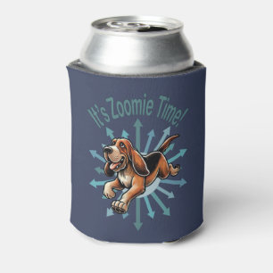 Porta-lata É Zoomie Time Hound Dog